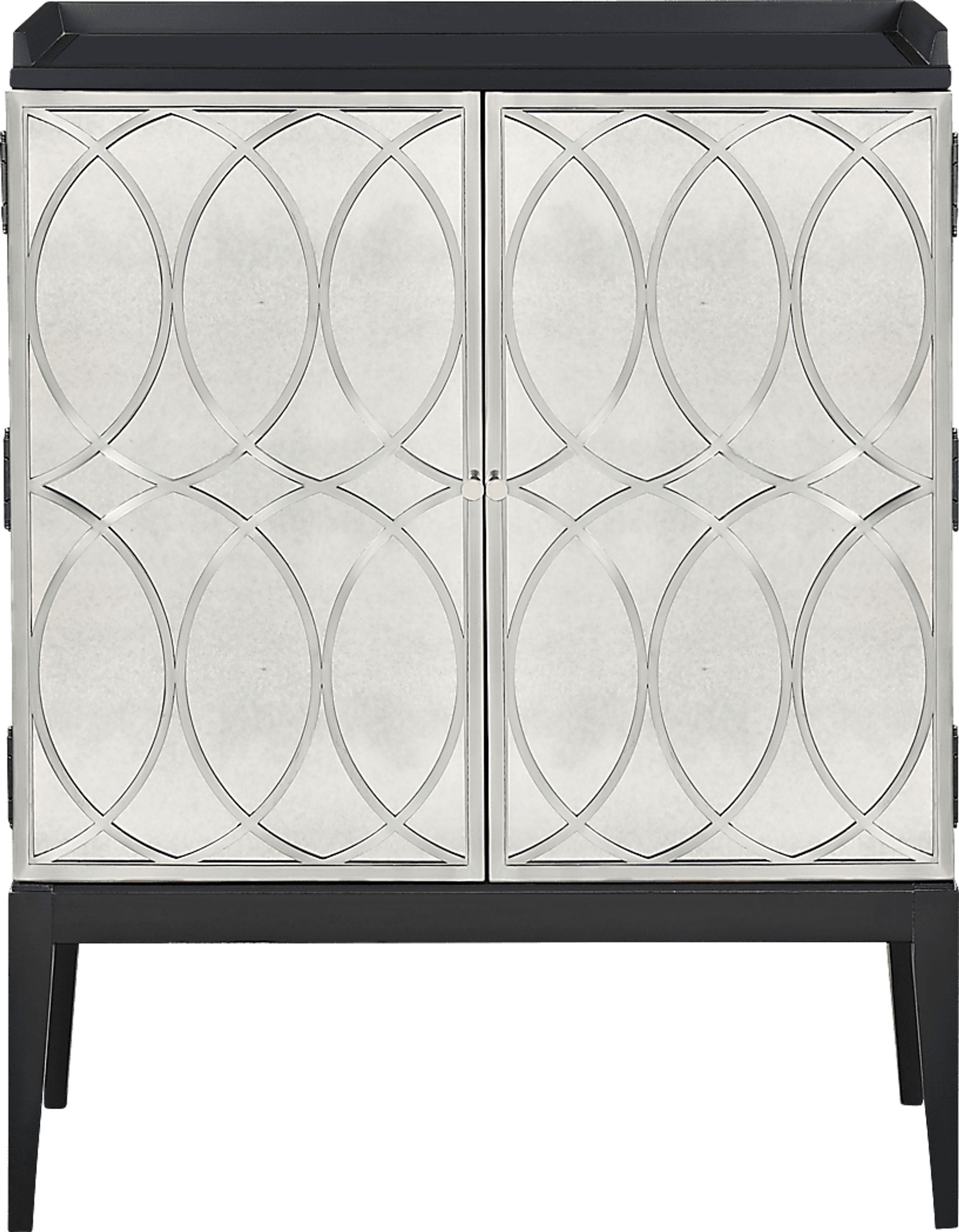 Lafield Silver Accent Cabinet - Image 1