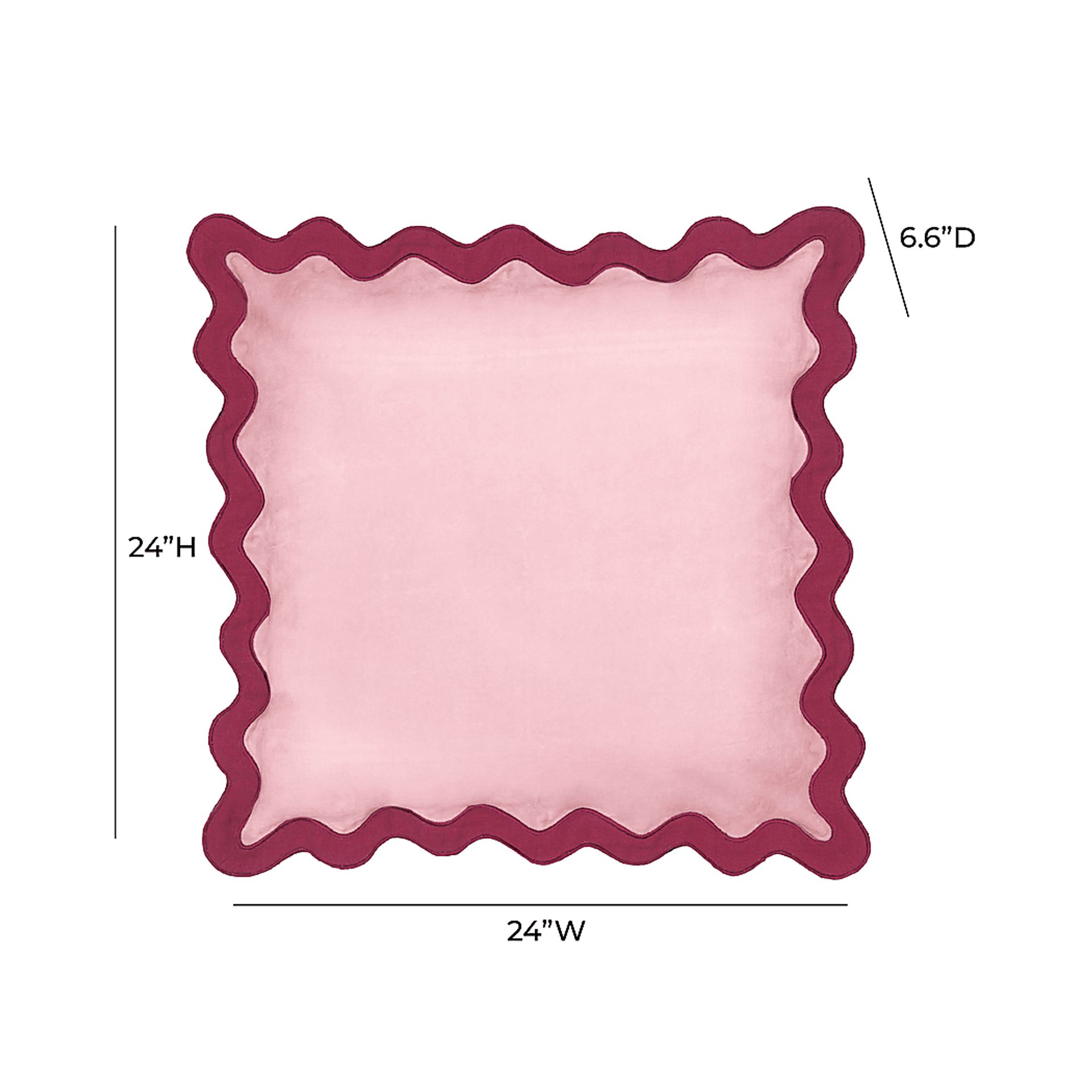 Lafora Magenta and Pink Accent Pillow - Image 5