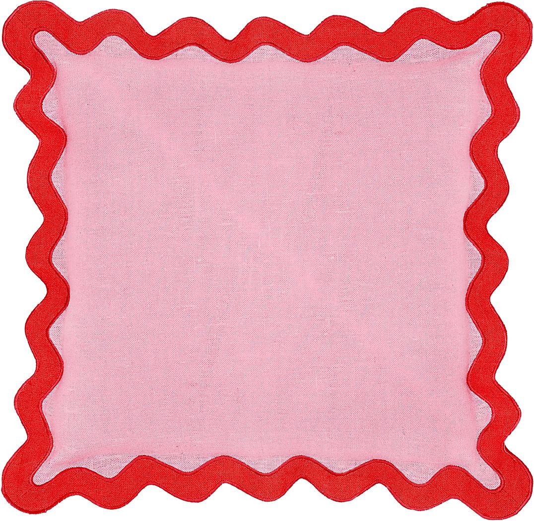 Lafora Rust and Pink Accent Pillow