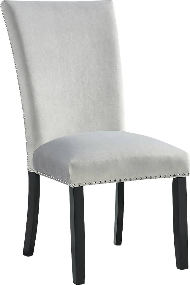 Lafortune Gray Side Chair Set - Thumbnail - Image 3