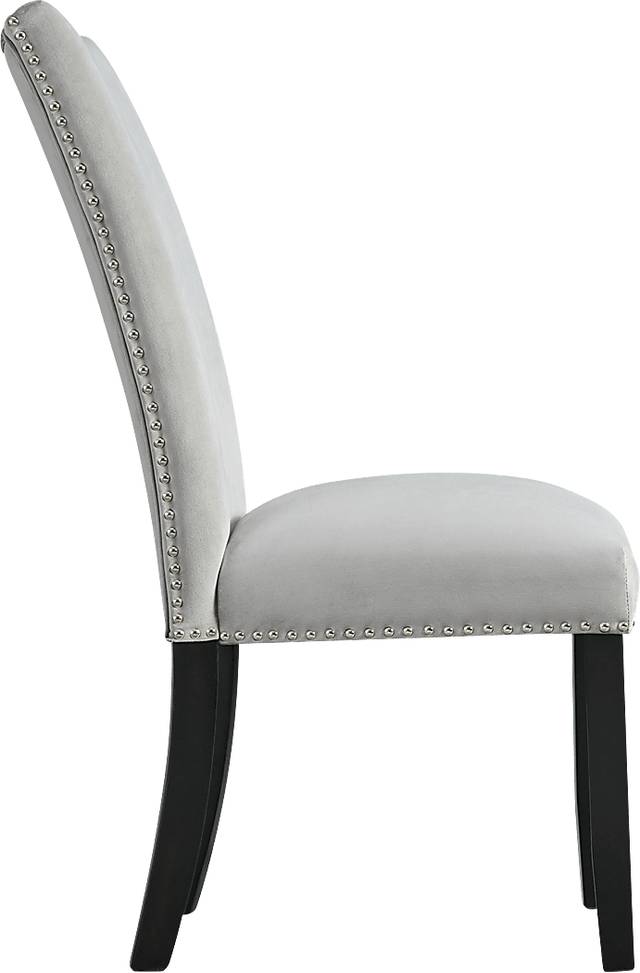 Lafortune Gray Side Chair Set - Thumbnail - Image 5