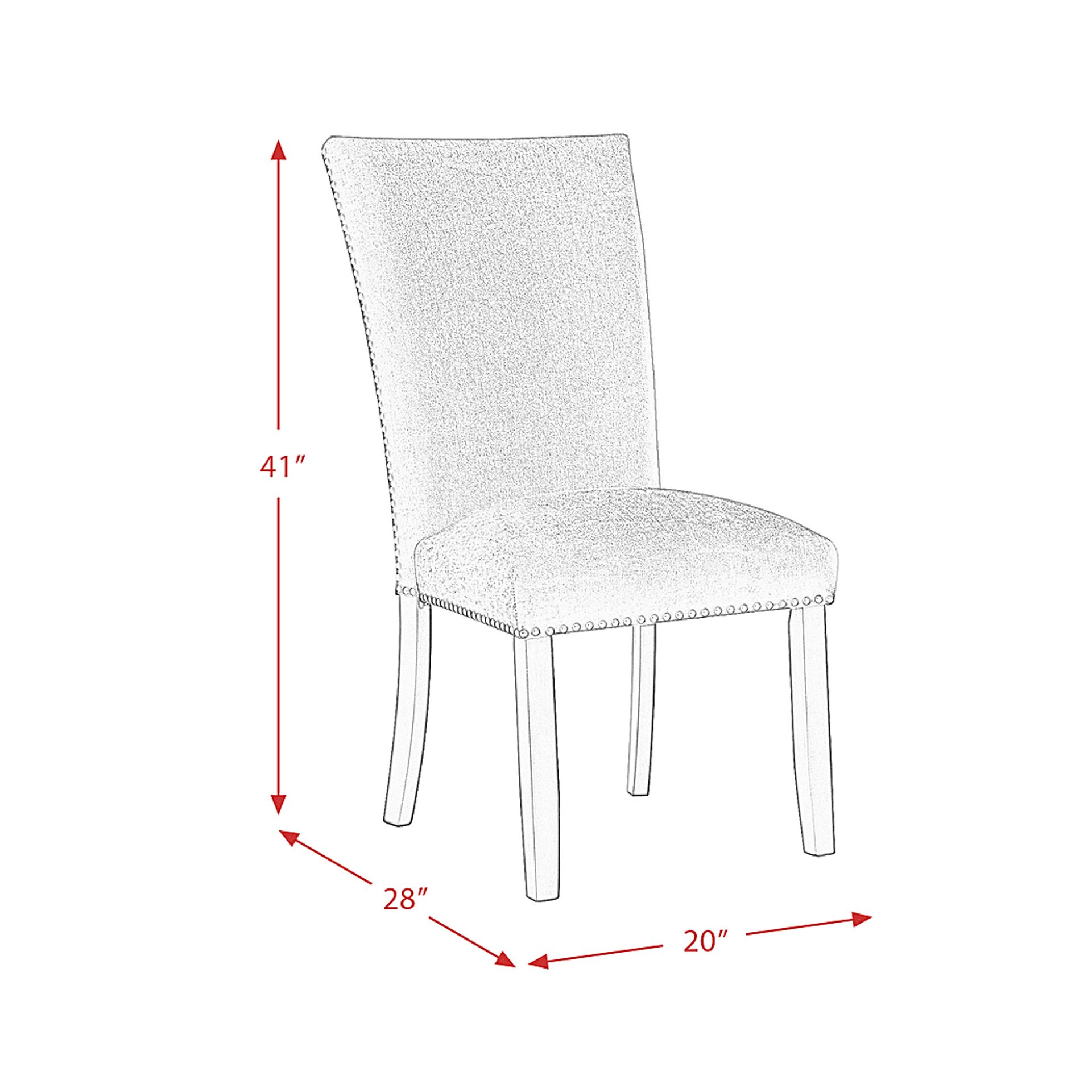 Lafortune Gray Side Chair Set - Image 9