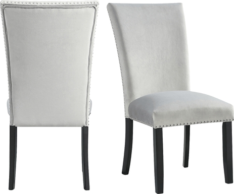 Lafortune Gray Side Chair Set