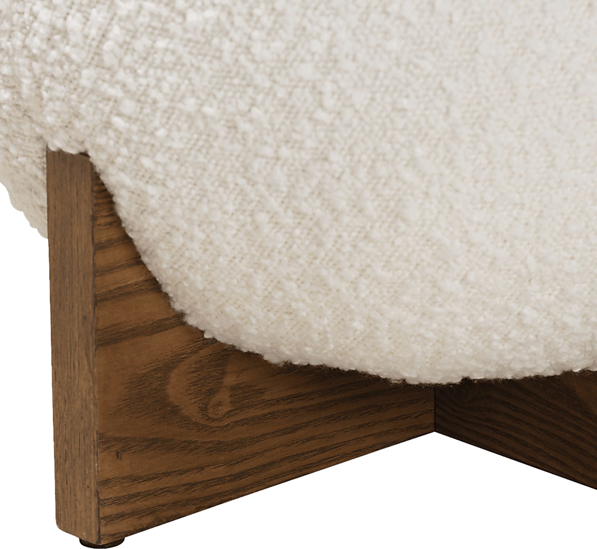 Lafoye Cream Ottoman - Image 6
