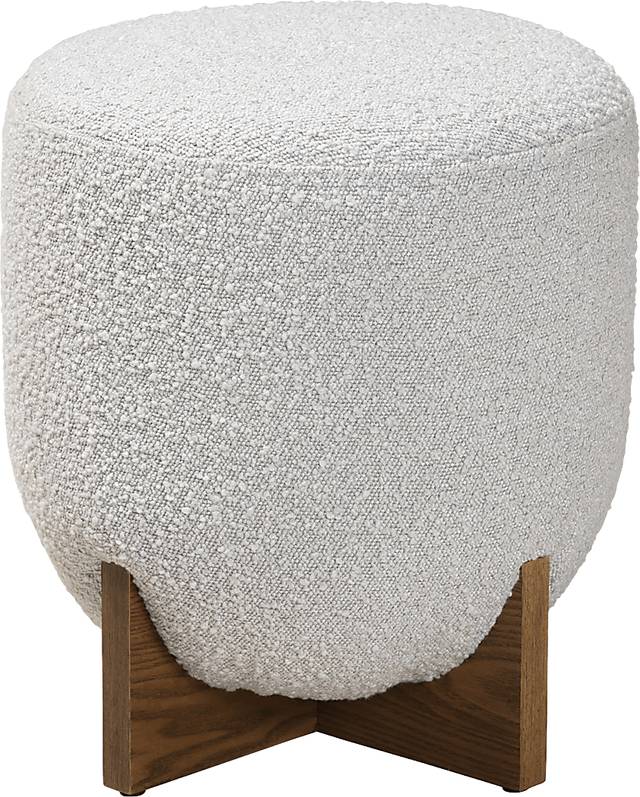 Lafoye Light Gray Ottoman - Thumbnail - Image 4