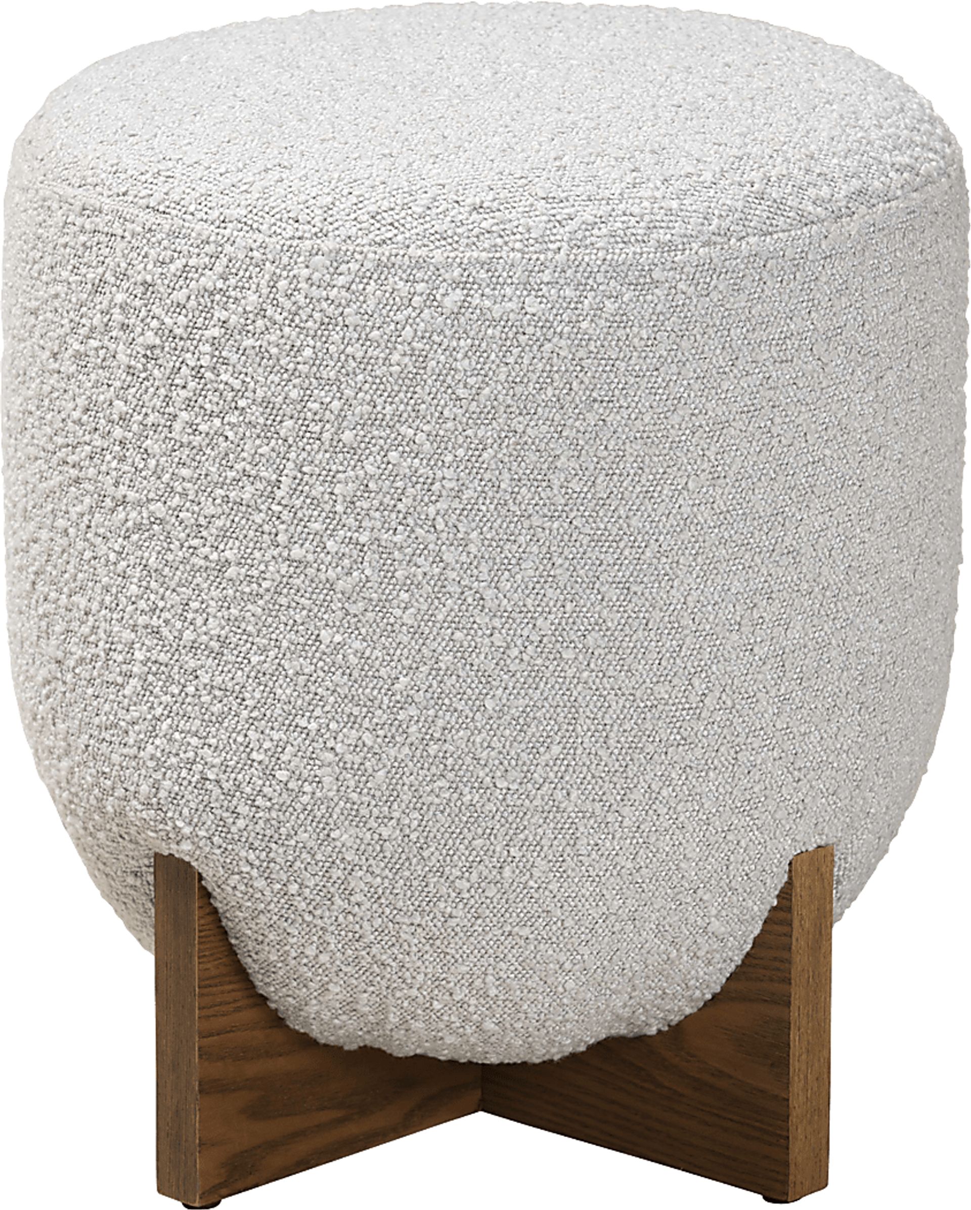 Lafoye Light Gray Ottoman - Image 4