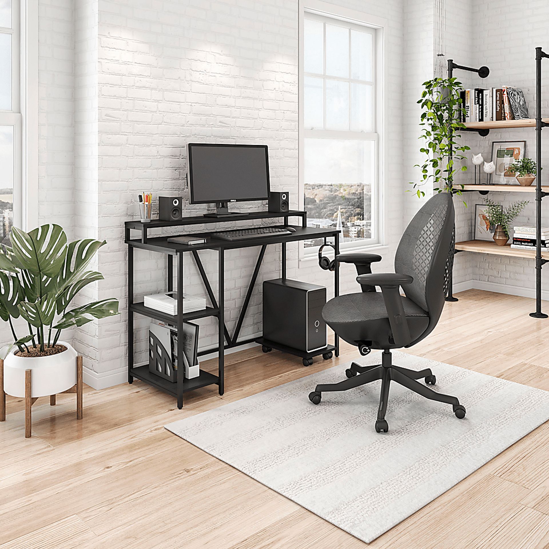 Lagadi Black Writing Desk - Image 2