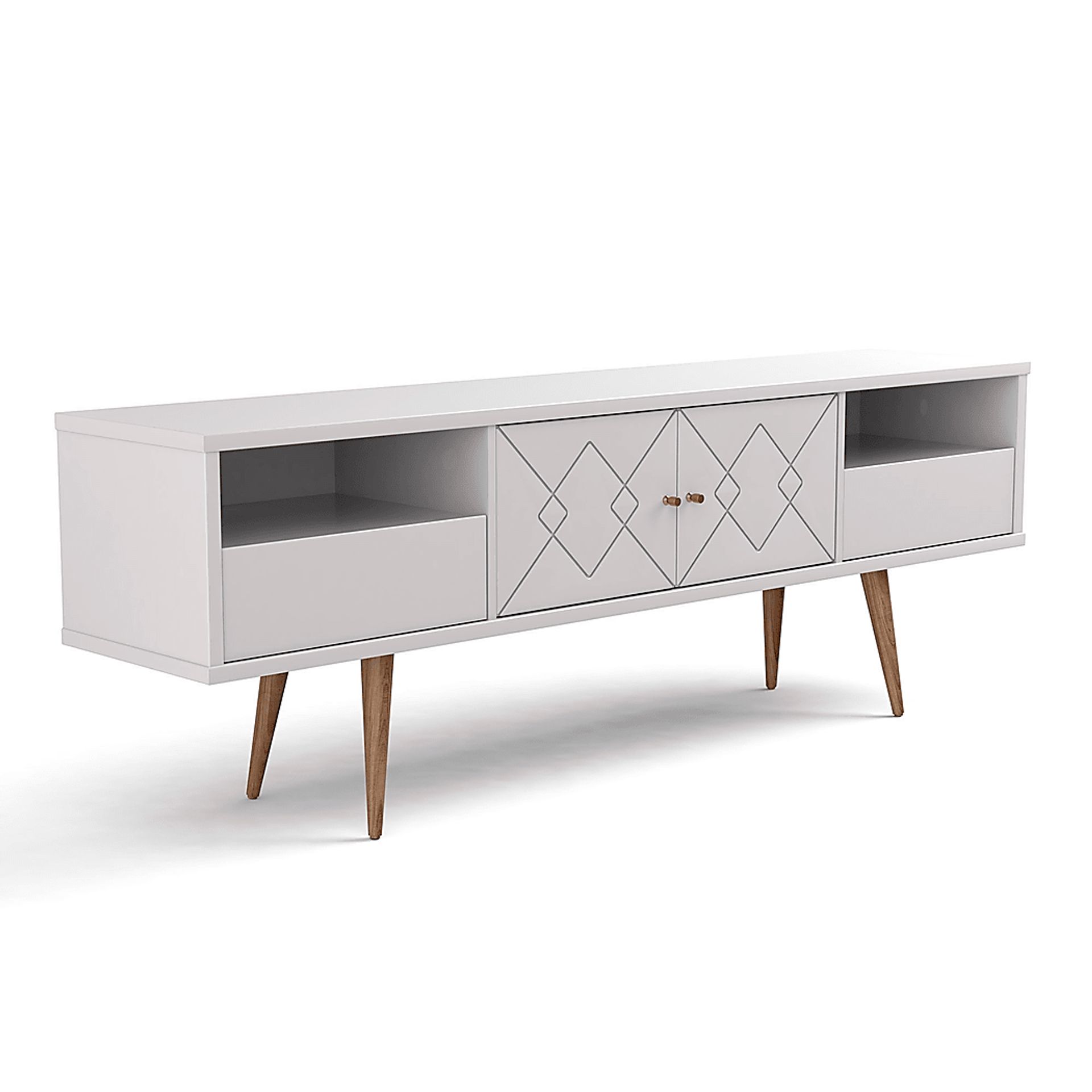 Lagonia White 71 In. Console - Image 5