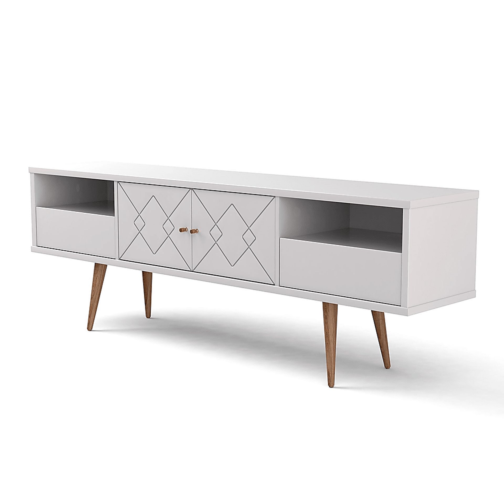 Lagonia White 71 In. Console - Image 6