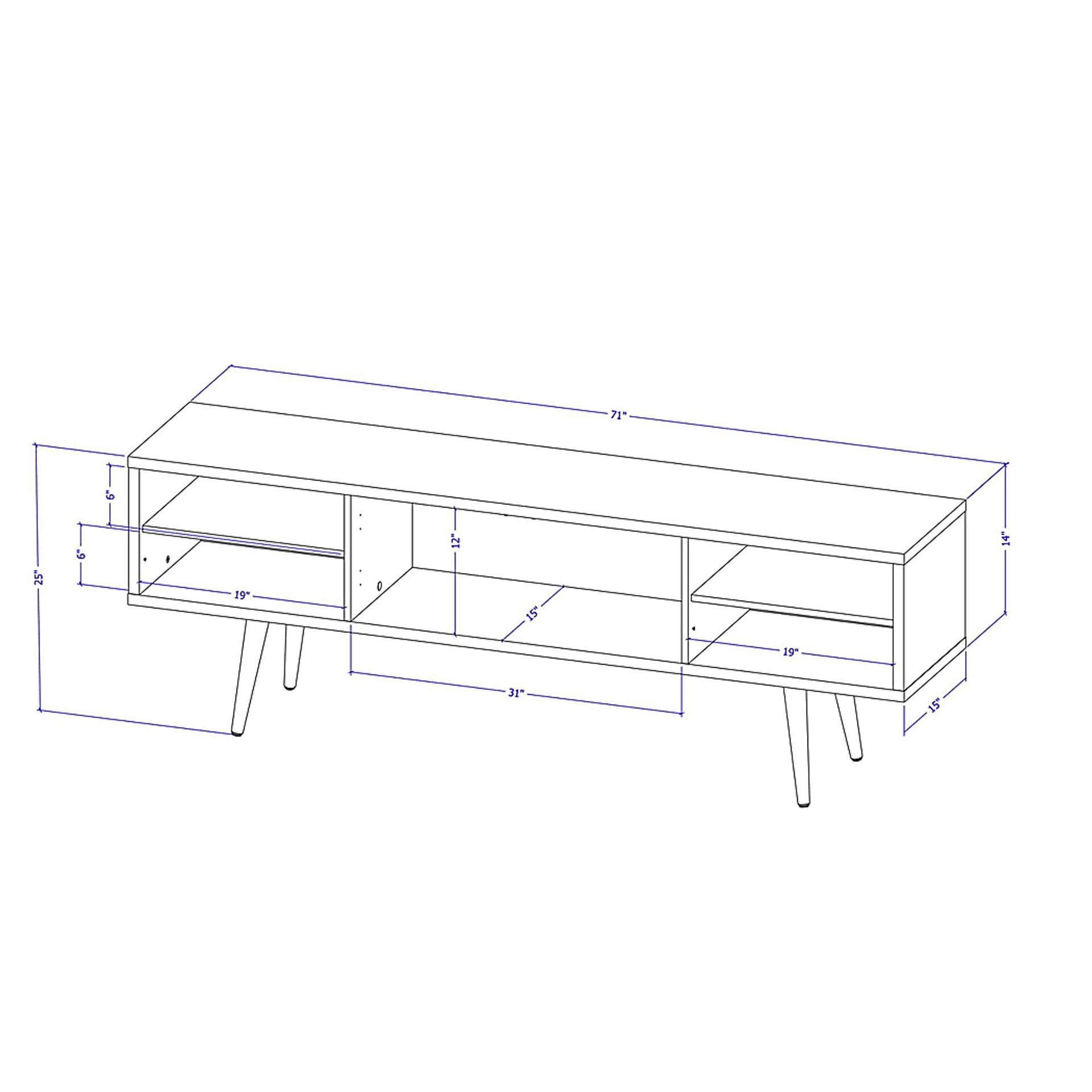 Lagonia White 71 In. Console - Image 8