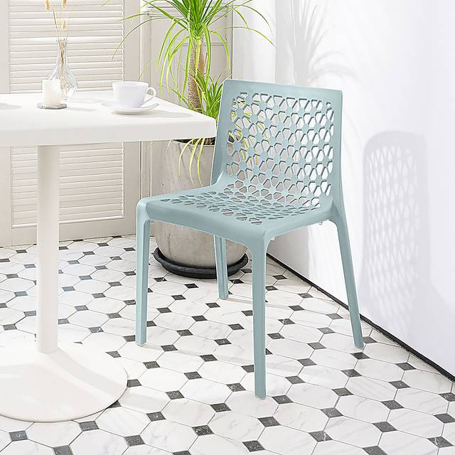 Lagoon Milan Light Blue Side Chair, Set of 2 - Thumbnail - Image 3