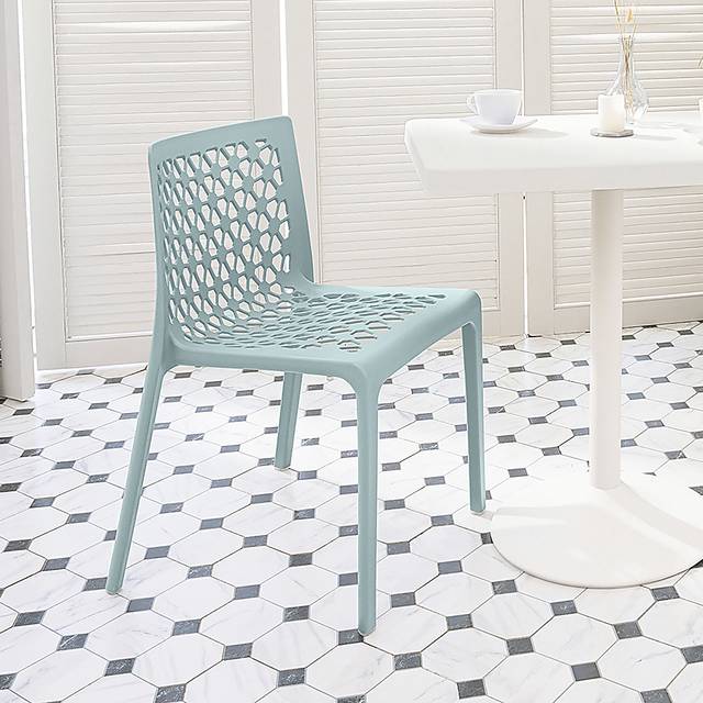 Lagoon Milan Light Blue Side Chair, Set of 2 - Thumbnail - Image 4