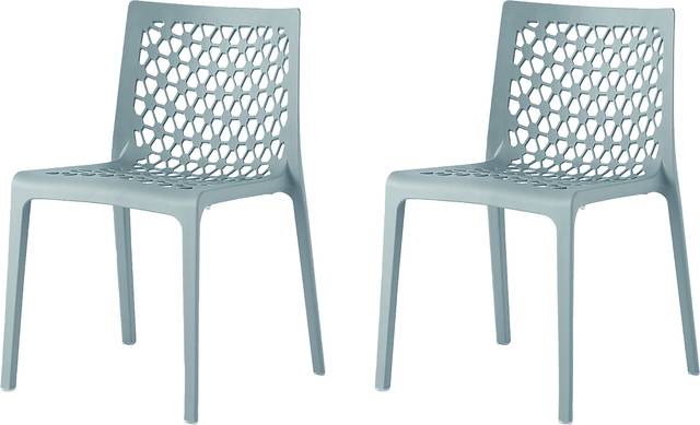 Lagoon Milan Light Blue Side Chair, Set of 2 - Thumbnail - Image 1