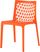 Lagoon Milan Orange Outdoor Dining Chair, Set of 2