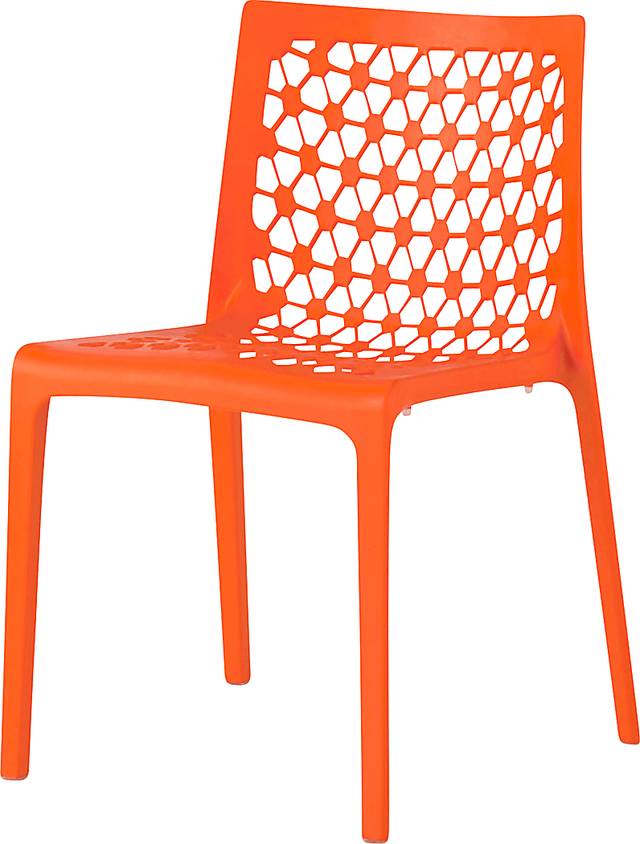 Lagoon Milan Orange Outdoor Dining Chair, Set of 2 - Thumbnail - Image 3