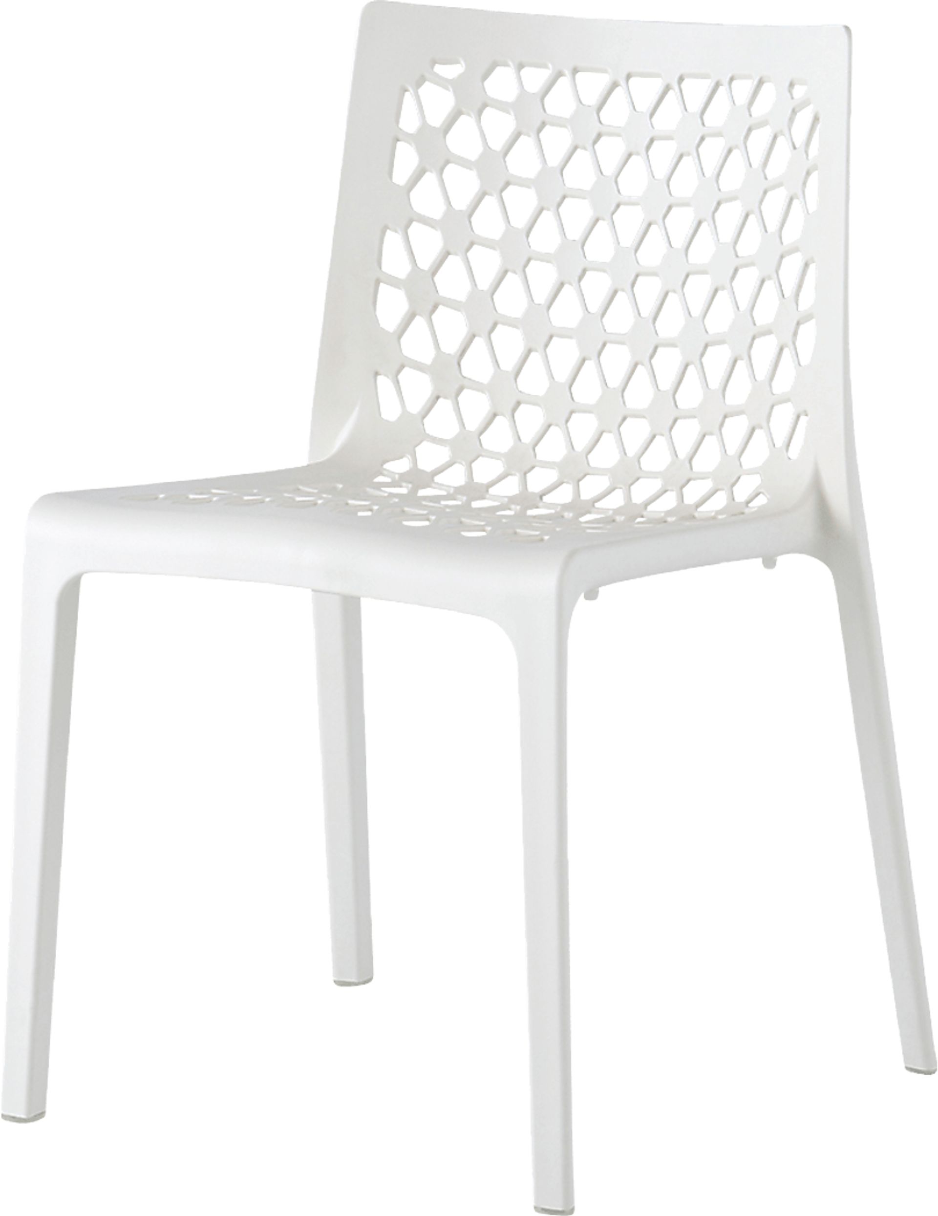 Lagoon Milan White Outdoor Dining Chair, Set of 2 - Image 2