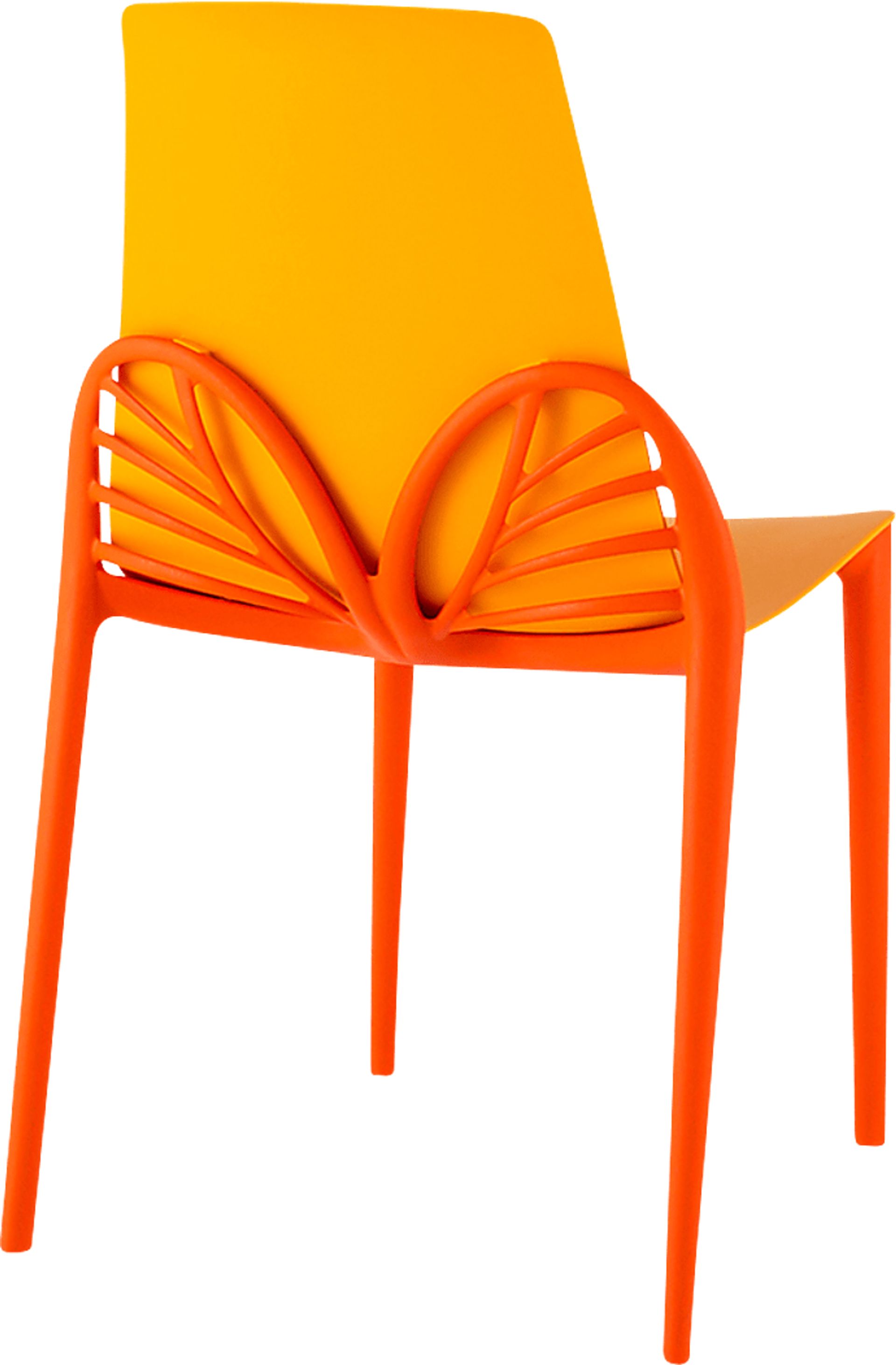 Lagoon Papillon Gold Outdoor Dinning Chair, Set of 2 - Image 2