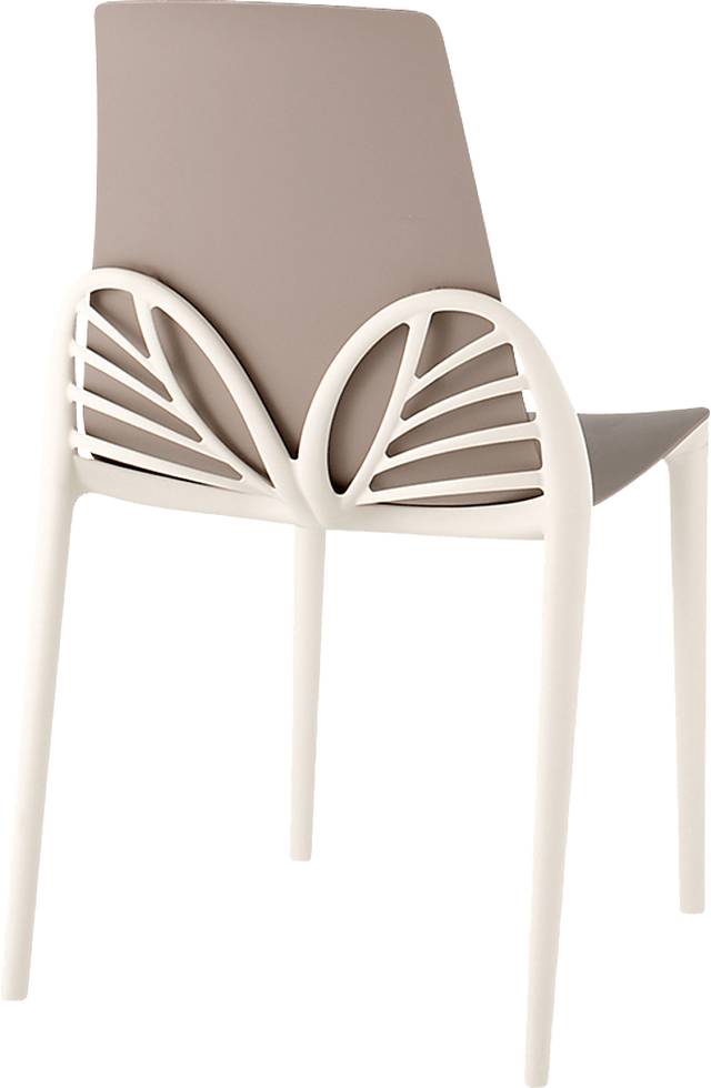 Lagoon Papillon Gray Outdoor Dinning Chair, Set of 2 - Thumbnail - Image 2