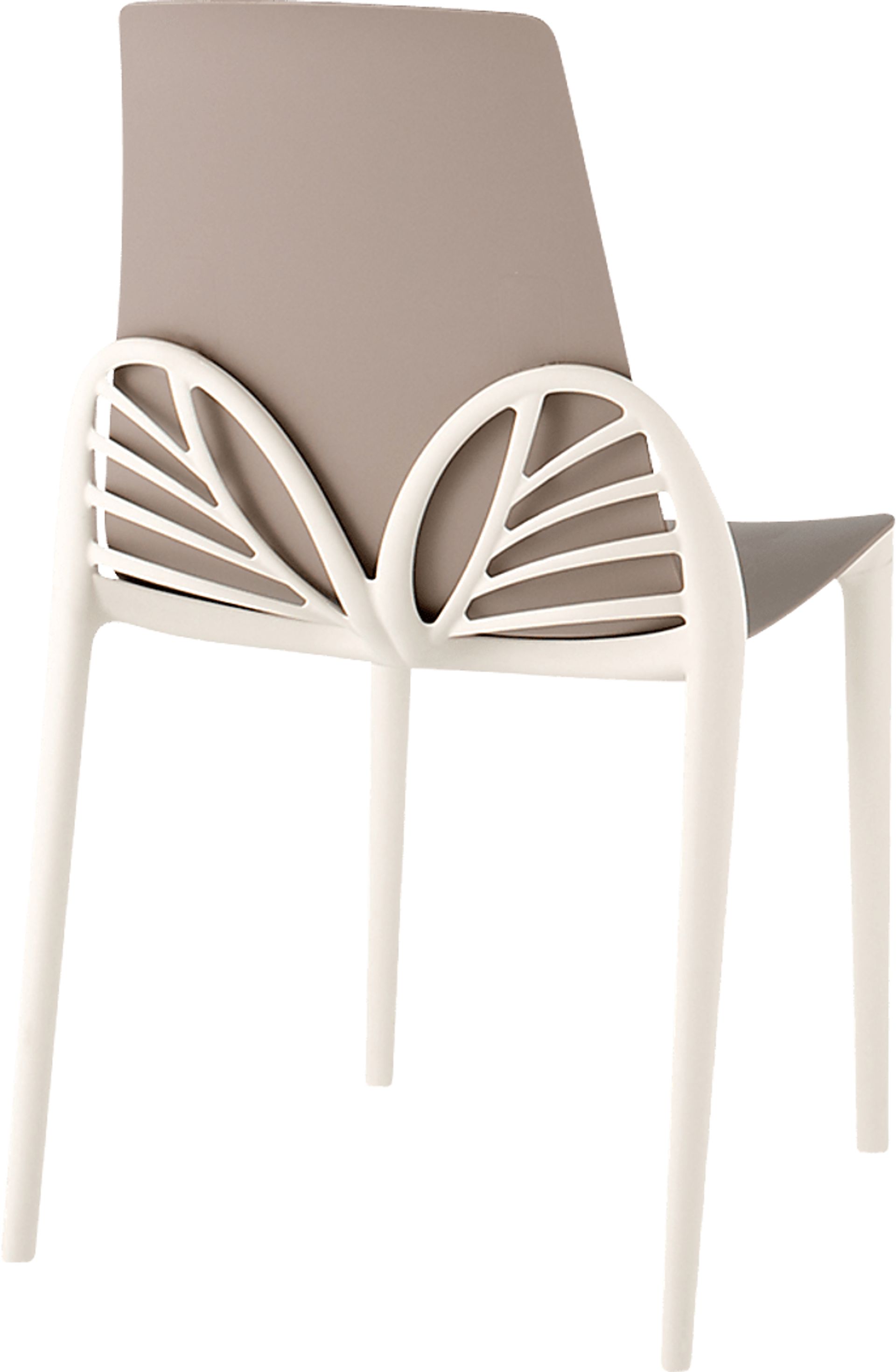 Lagoon Papillon Gray Outdoor Dinning Chair, Set of 2 - Image 2