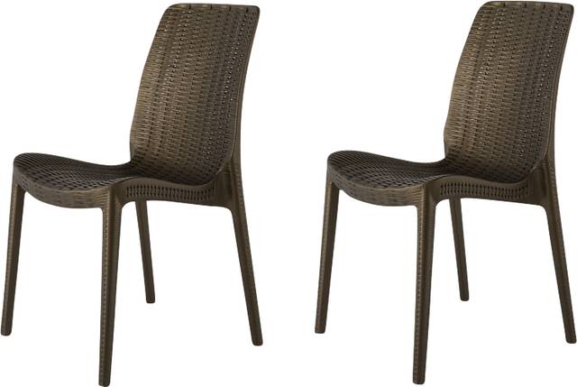 Lagoon Rue Bronze Outdoor Dining Chair, Set of 2 - Thumbnail - Image 1