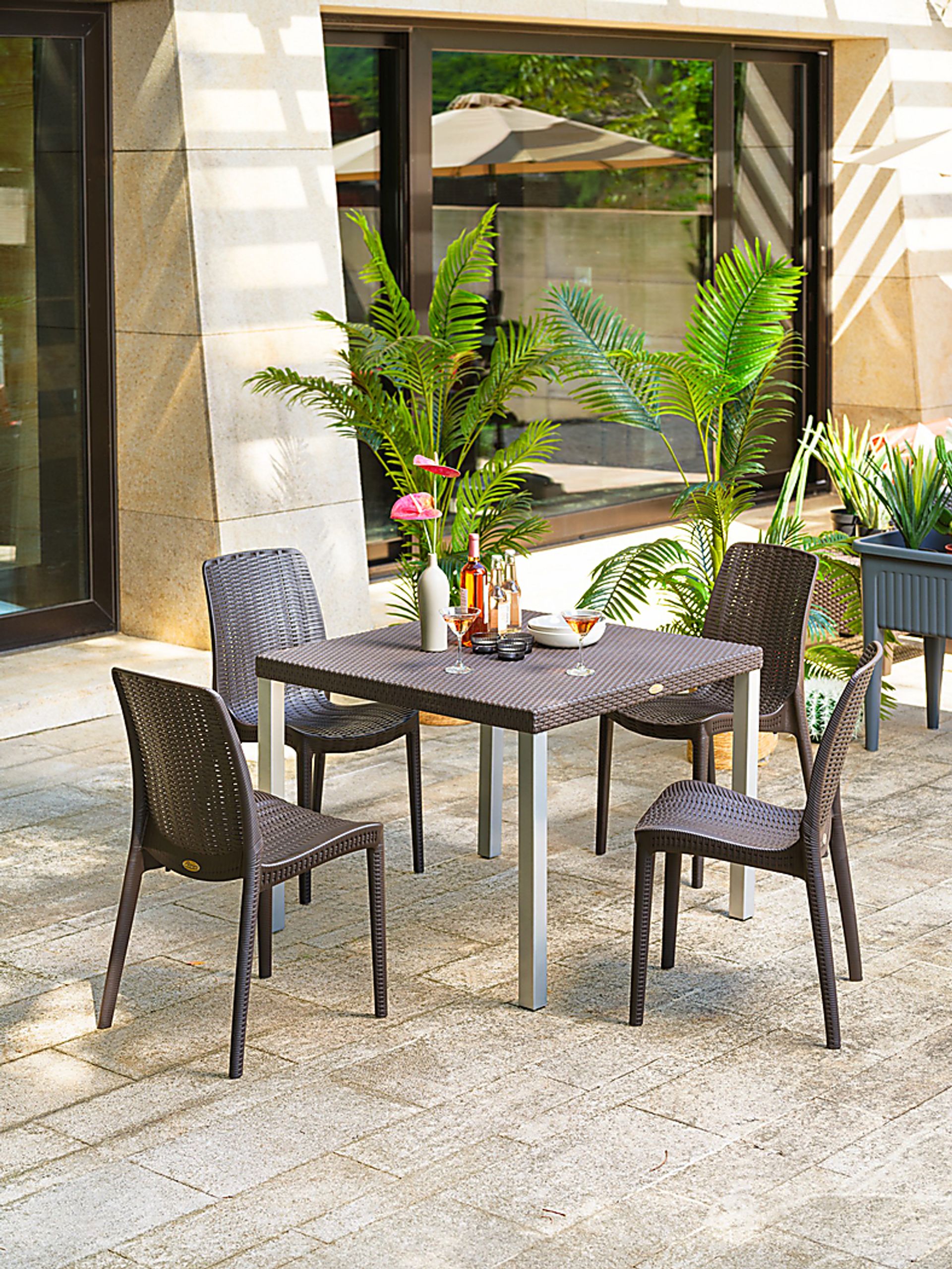 Lagoon Rue Brown Outdoor Dining Chair, Set of 2 - Image 5