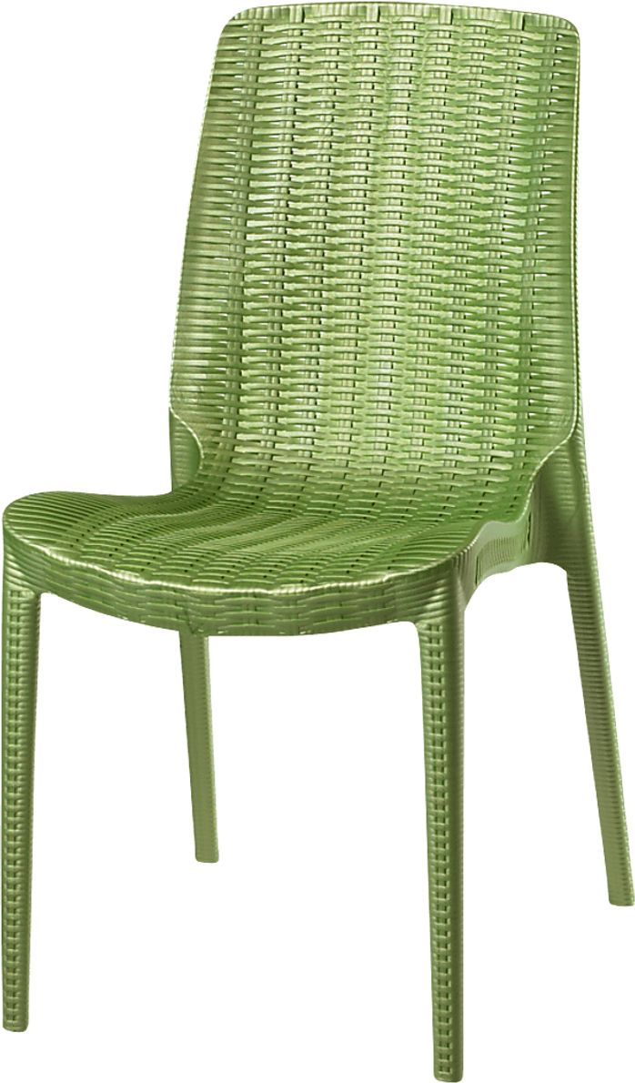 Lagoon Rue Green Outdoor Dining Chair, Set of 2