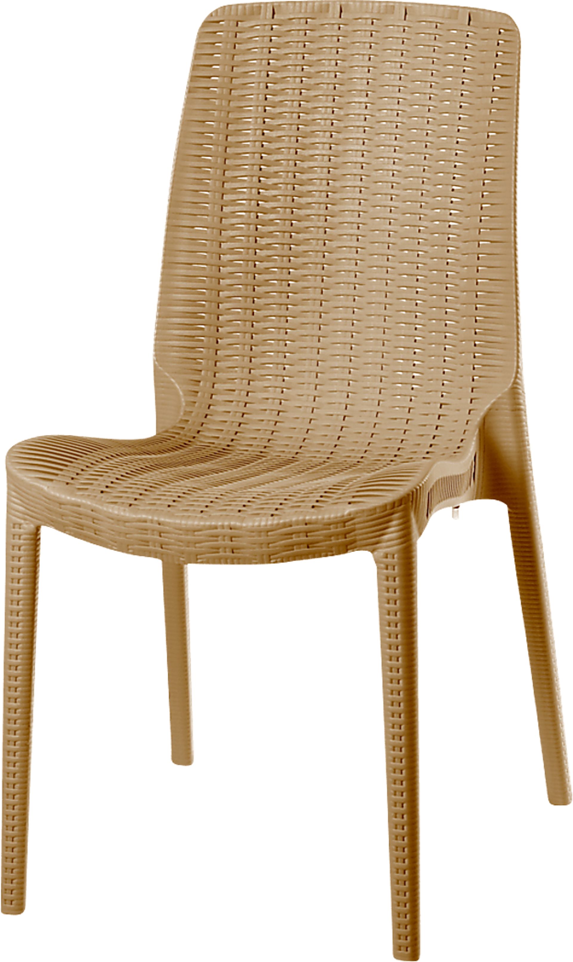 Lagoon Rue Tan Outdoor Dining Chair, Set of 2 - Image 2