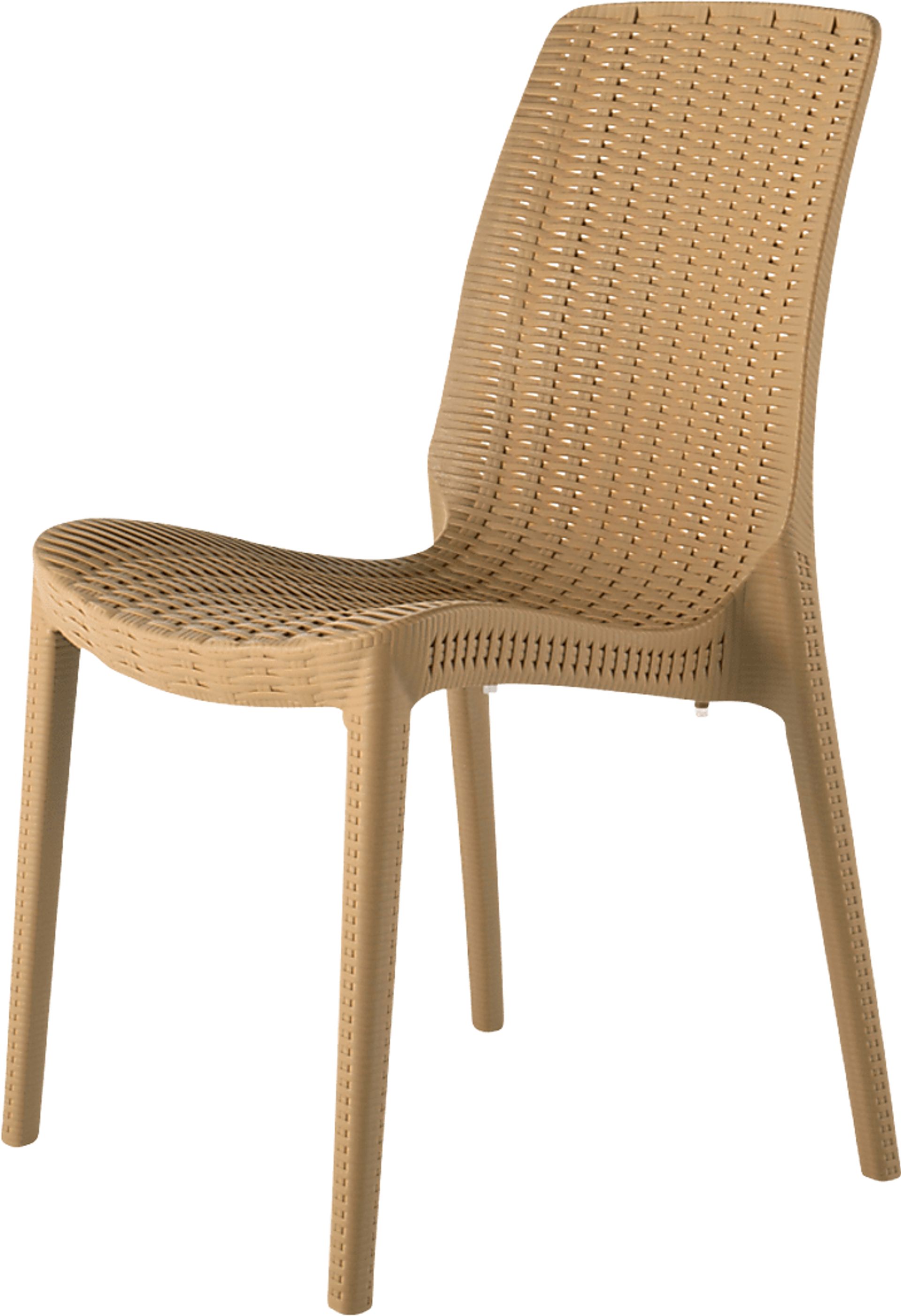Lagoon Rue Tan Outdoor Dining Chair, Set of 2 - Image 3