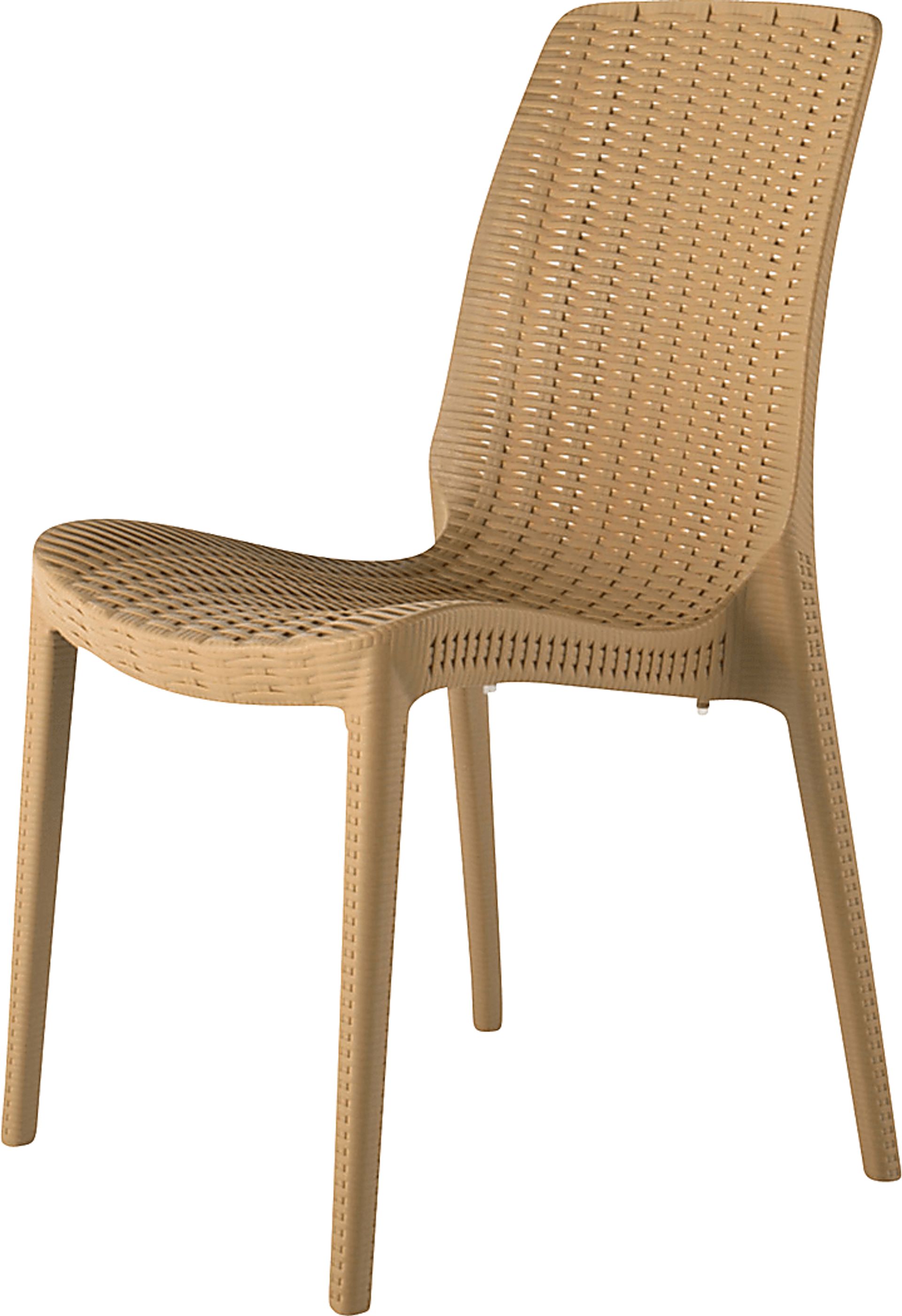 Lagoon Rue Tan Outdoor Dining Chair, Set of 2 - Image 4