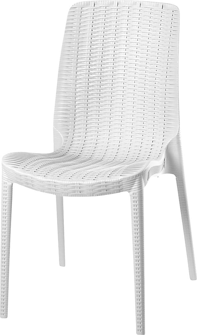 Lagoon Rue White Outdoor Dining Chair, Set of 2 - Thumbnail - Image 3