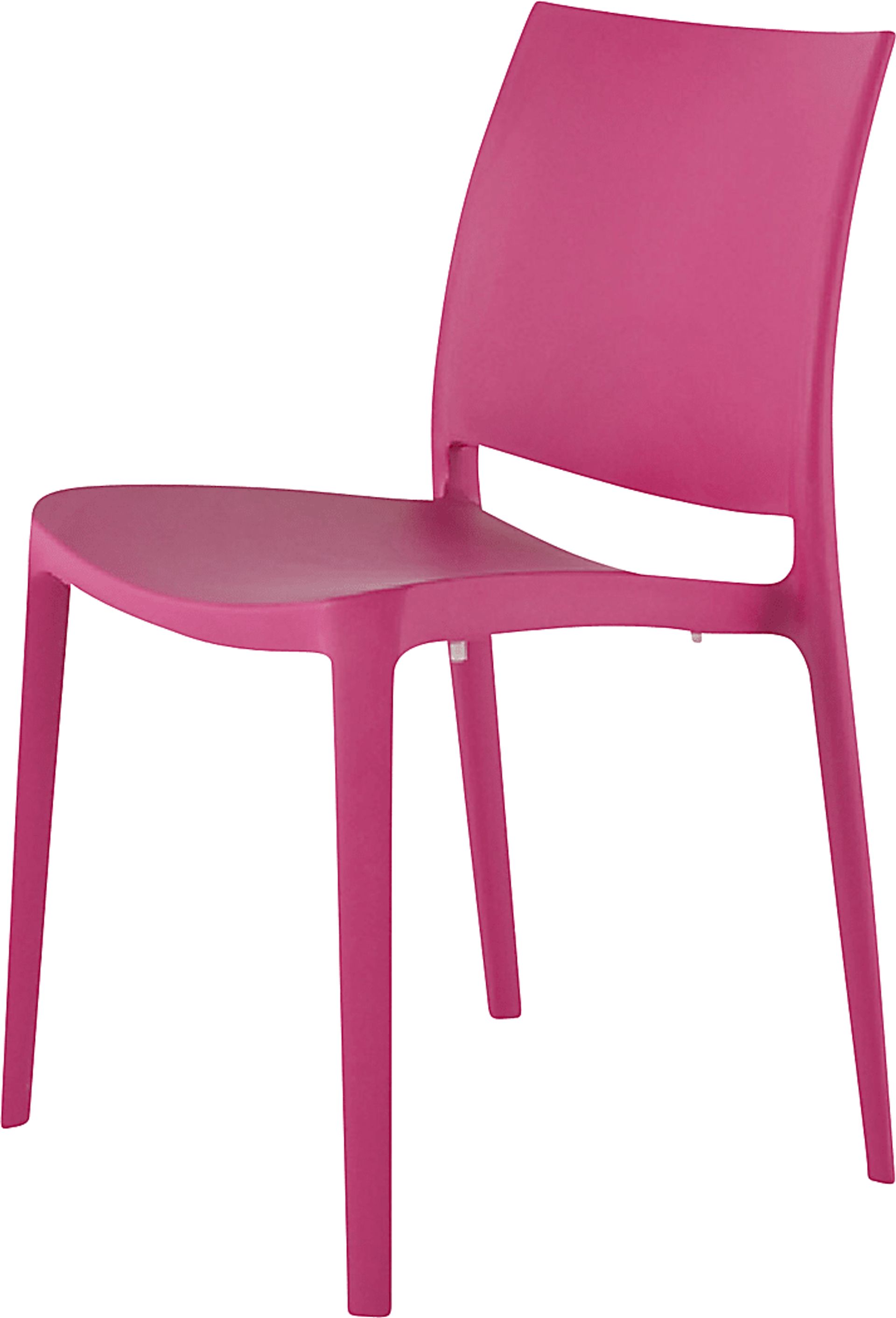 Lagoon Sensilla Fuchsia Outdoor Dining Chair, Set of 2 - Image 5