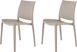 Lagoon Sensilla Gray Outdoor Dining Chair, Set of 2