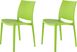 Lagoon Sensilla Green Outdoor Dining Chair, Set of 2