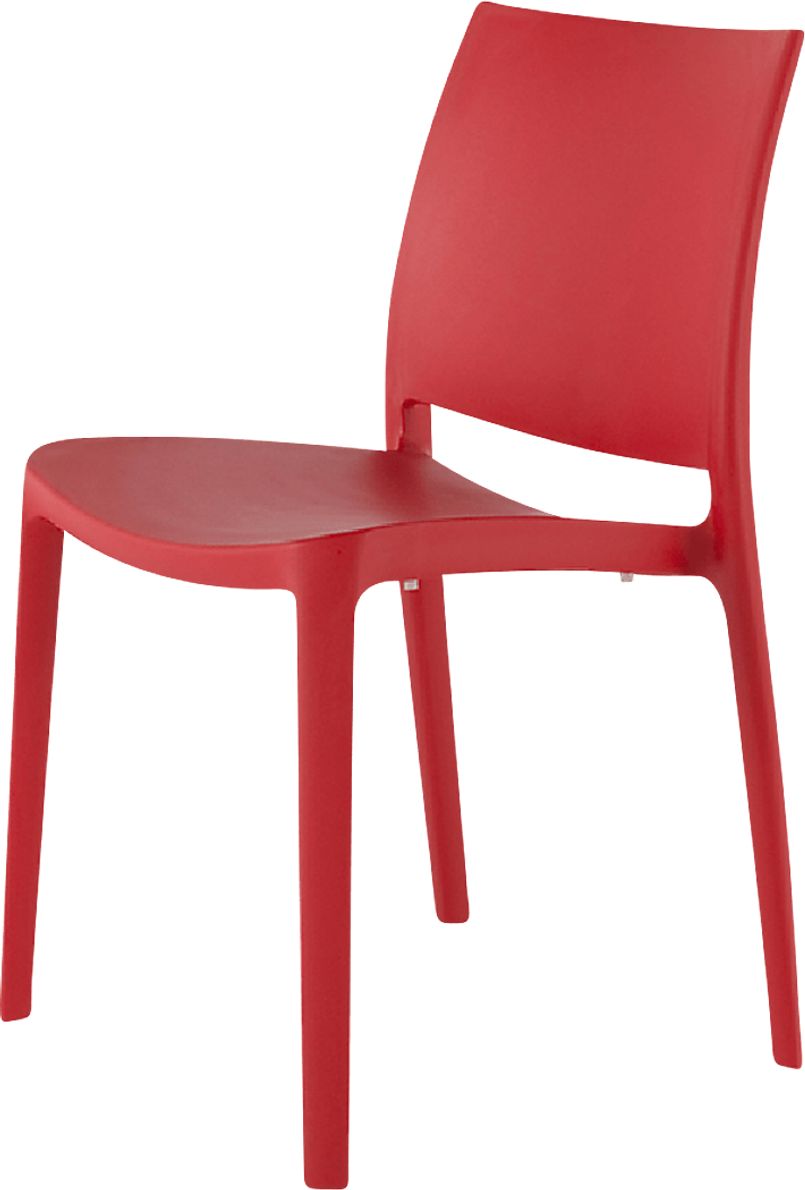 Lagoon Sensilla Red Outdoor Dining Chair, Set of 2