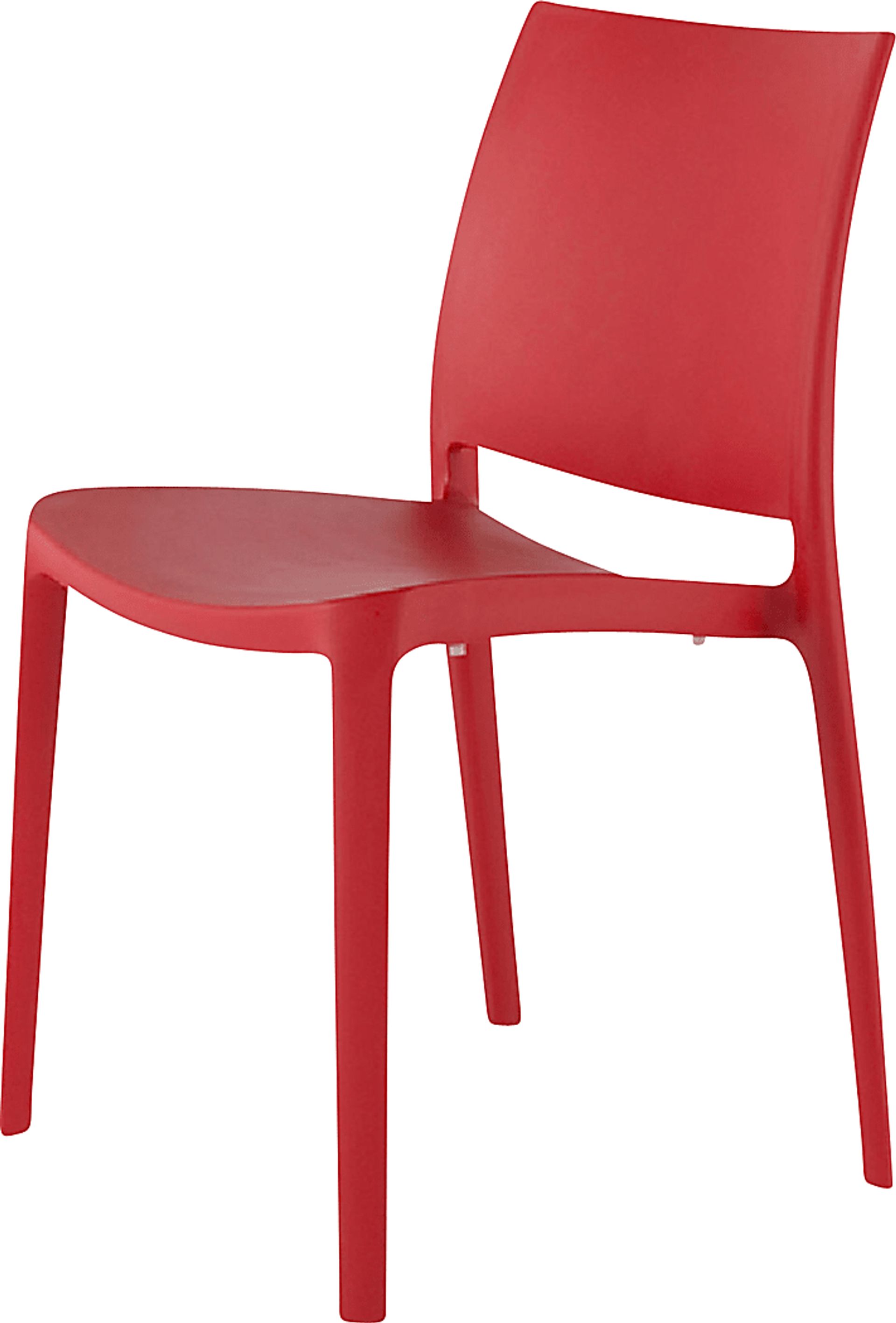 Lagoon Sensilla Red Outdoor Dining Chair, Set of 2 - Image 5