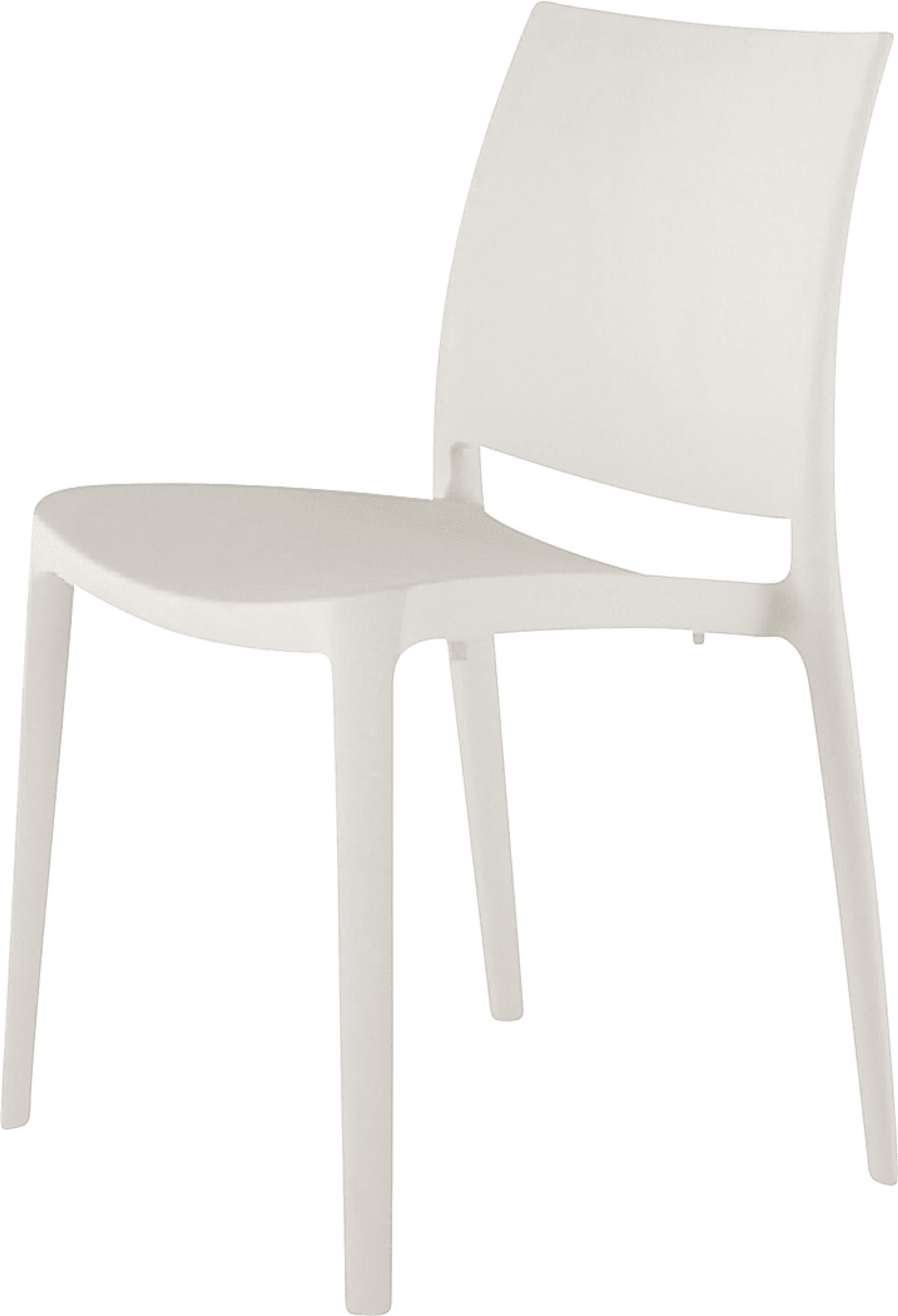 Lagoon Sensilla White Outdoor Dining Chair, Set of 2 - Image 3