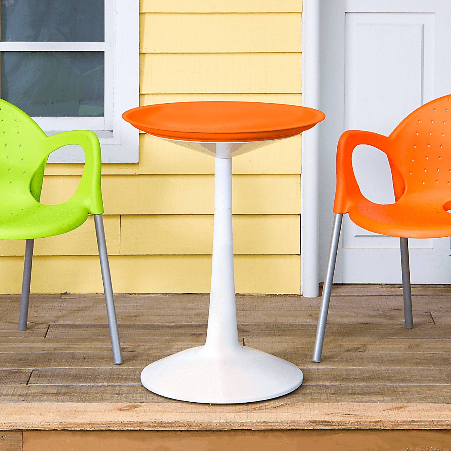 Lagoon Sprout Orange Adjustable Outdoor Side Table - Image 3