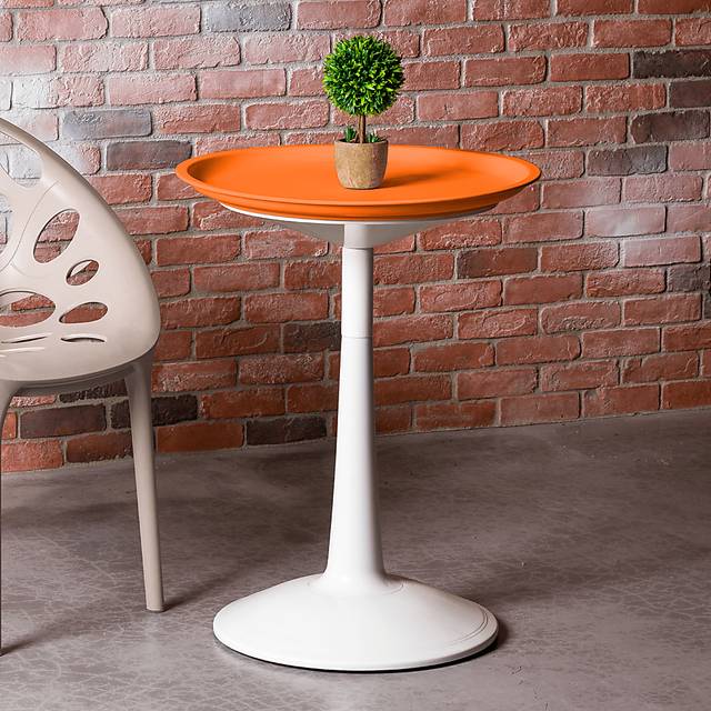 Lagoon Sprout Orange Adjustable Outdoor Side Table - Thumbnail - Image 4
