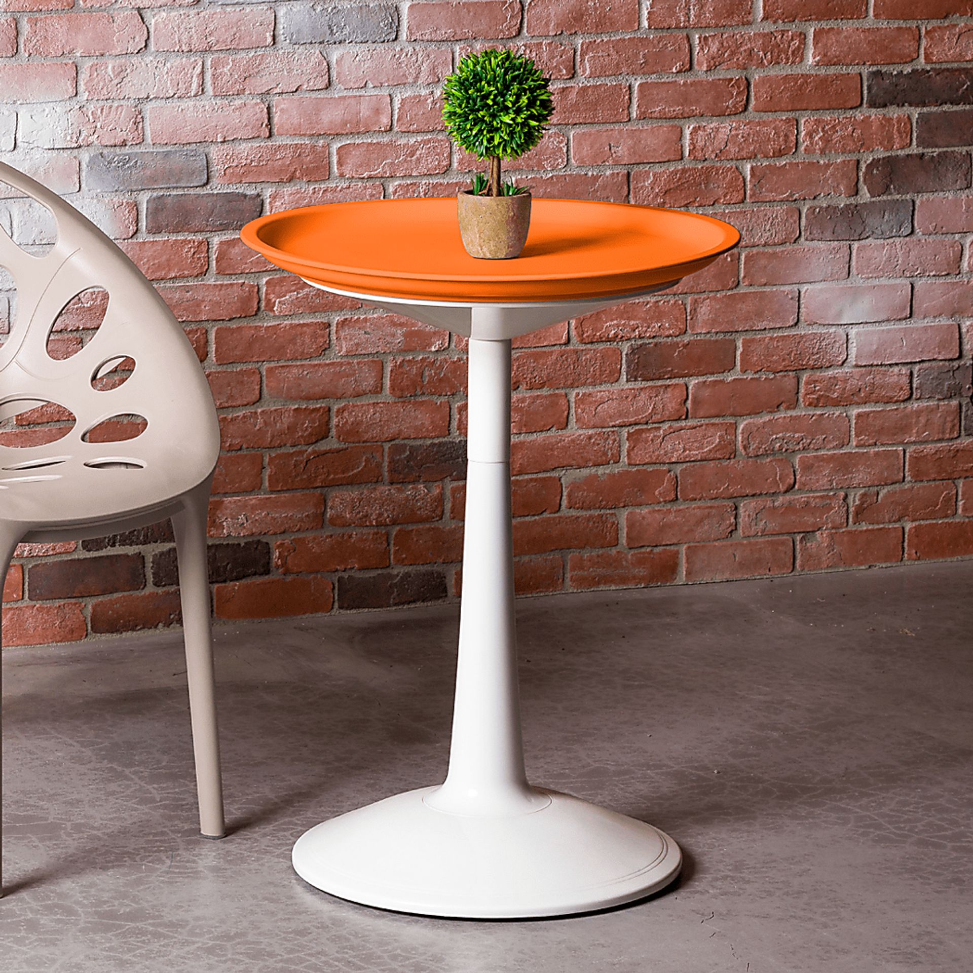Lagoon Sprout Orange Adjustable Outdoor Side Table - Image 4