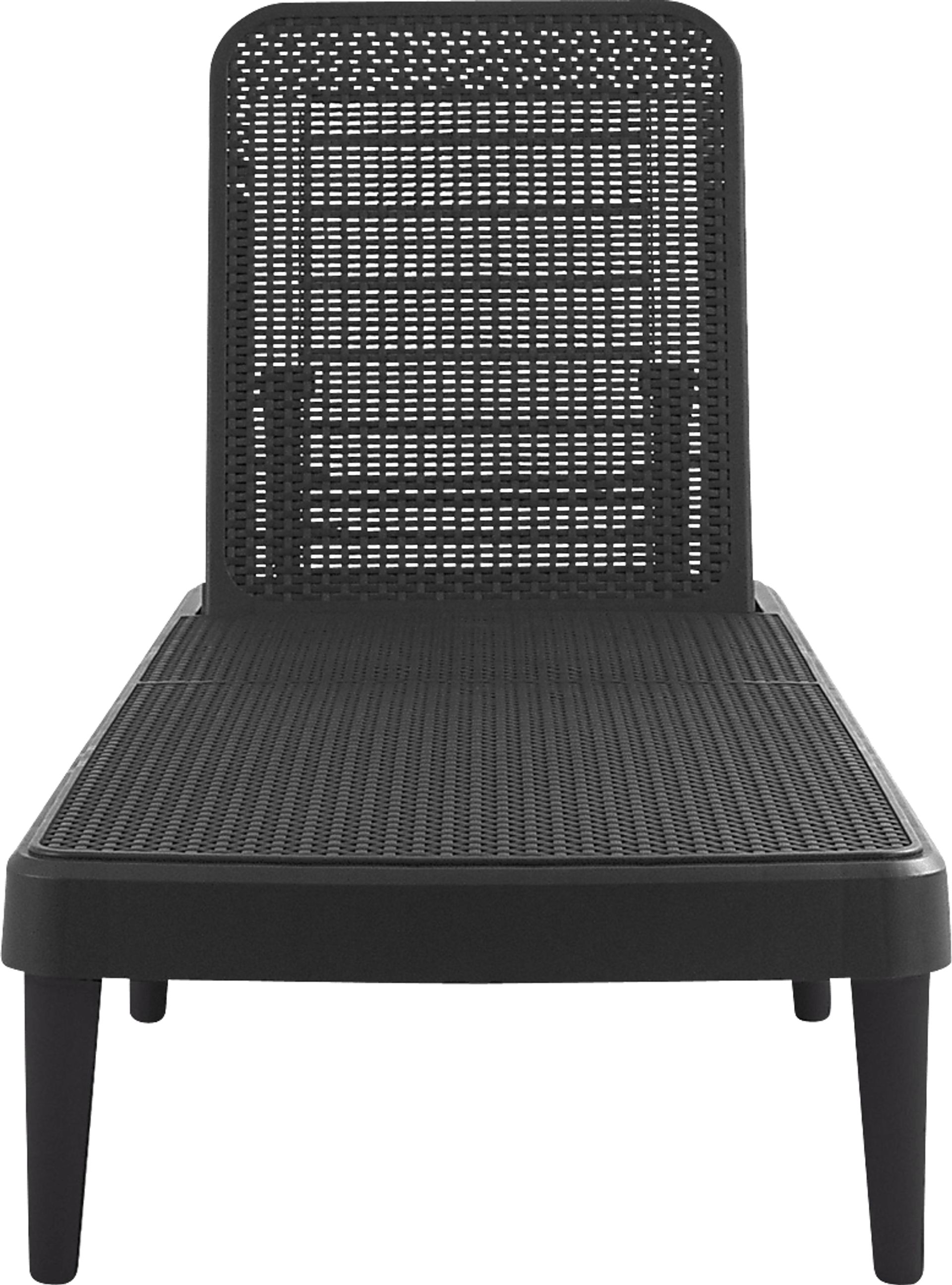 Lagoon Tahiti Black Outdoor Chaise Lounge - Image 3