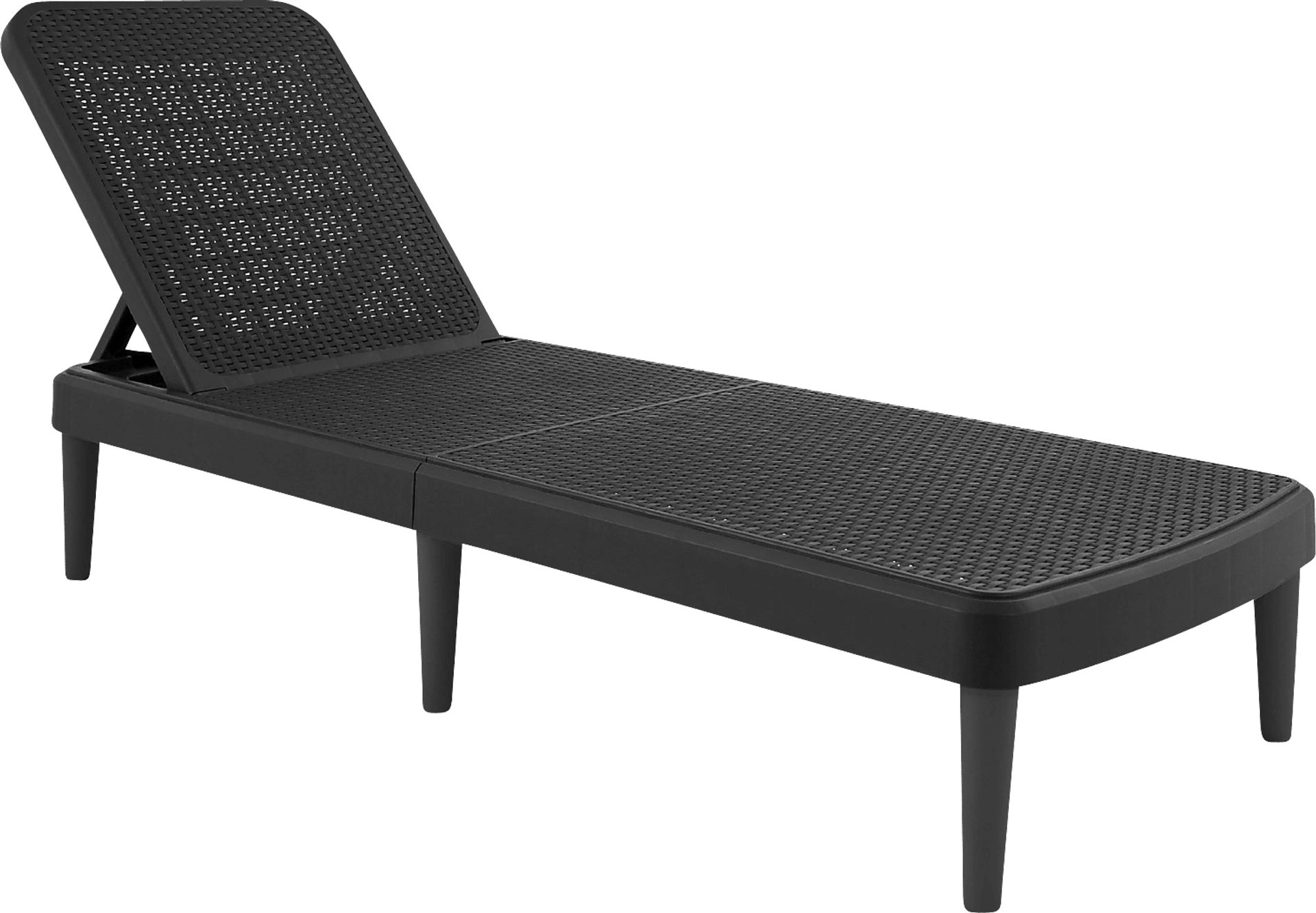 Lagoon Tahiti Black Outdoor Chaise Lounge - Image 1