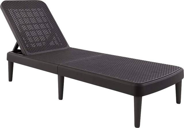 Lagoon Tahiti Brown Outdoor Chaise Lounge - Thumbnail - Image 1