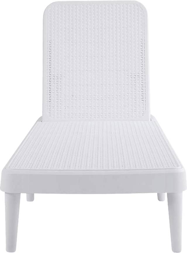 Lagoon Tahiti White Outdoor Chaise Lounge - Thumbnail - Image 2
