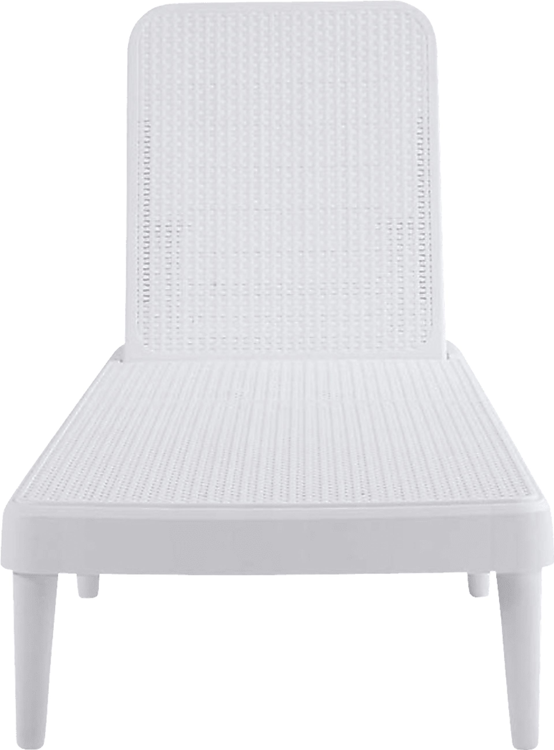 Lagoon Tahiti White Outdoor Chaise Lounge - Image 3