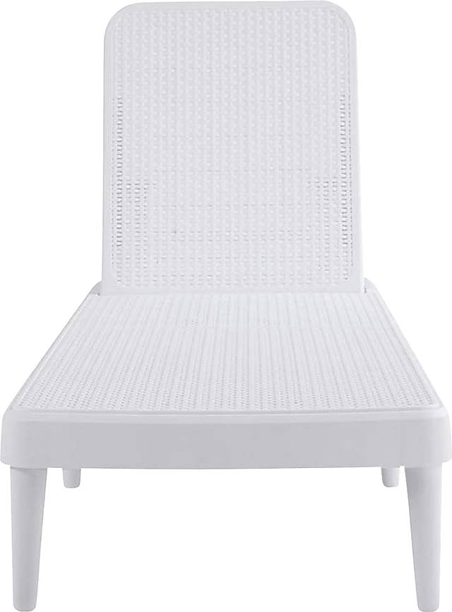 Lagoon Tahiti White Outdoor Chaise Lounge - Thumbnail - Image 3