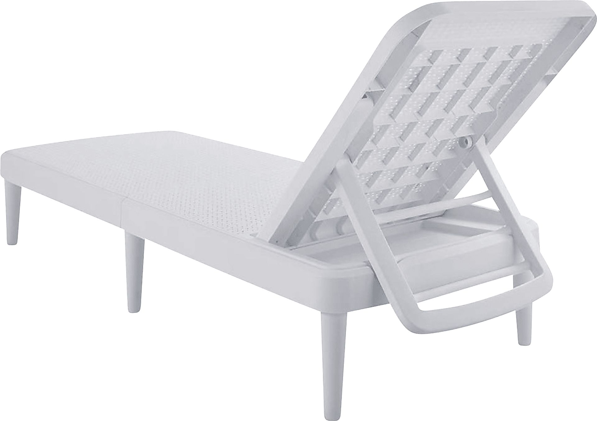 Lagoon Tahiti White Outdoor Chaise Lounge - Image 4
