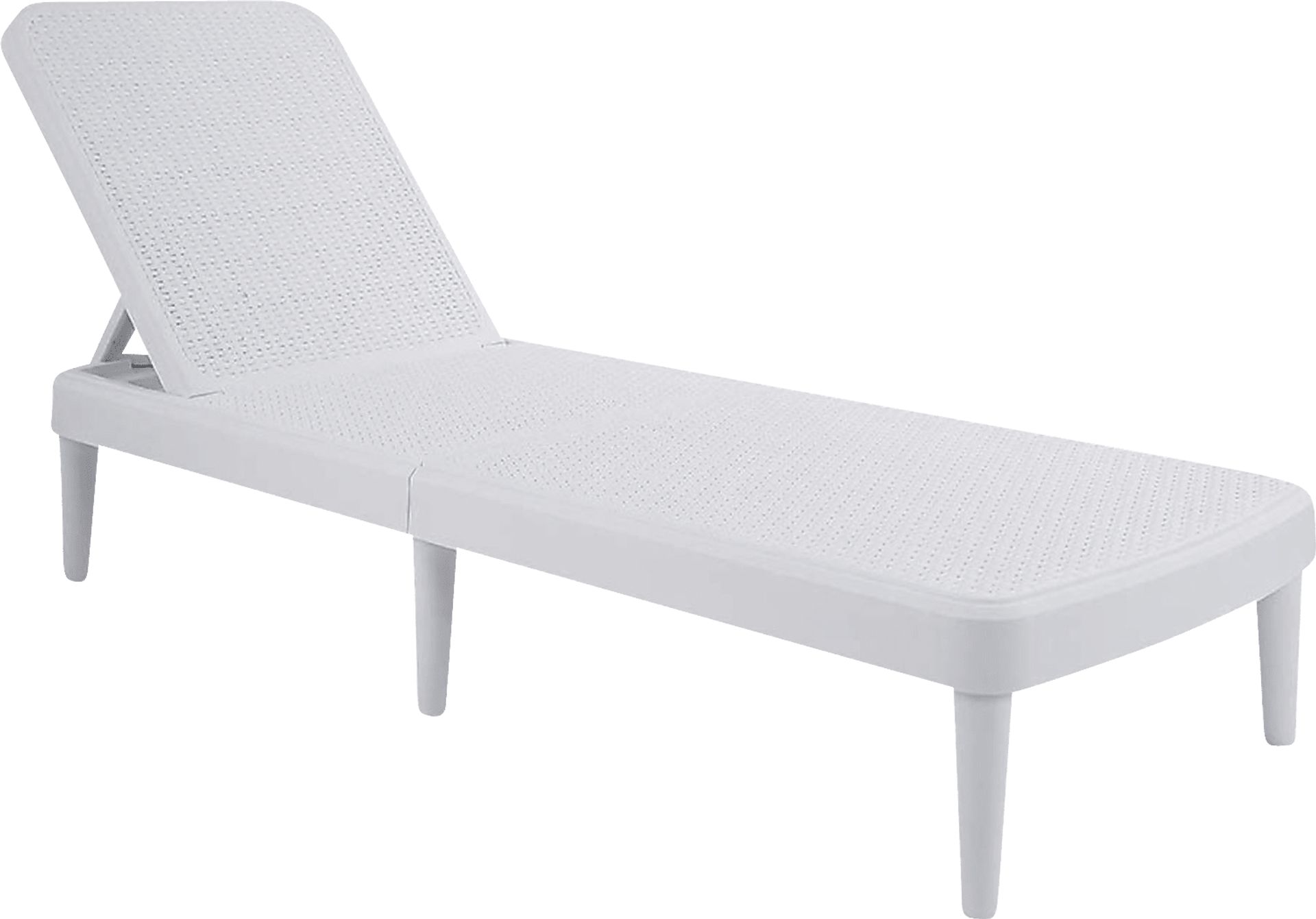 Lagoon Tahiti White Outdoor Chaise Lounge - Image 1