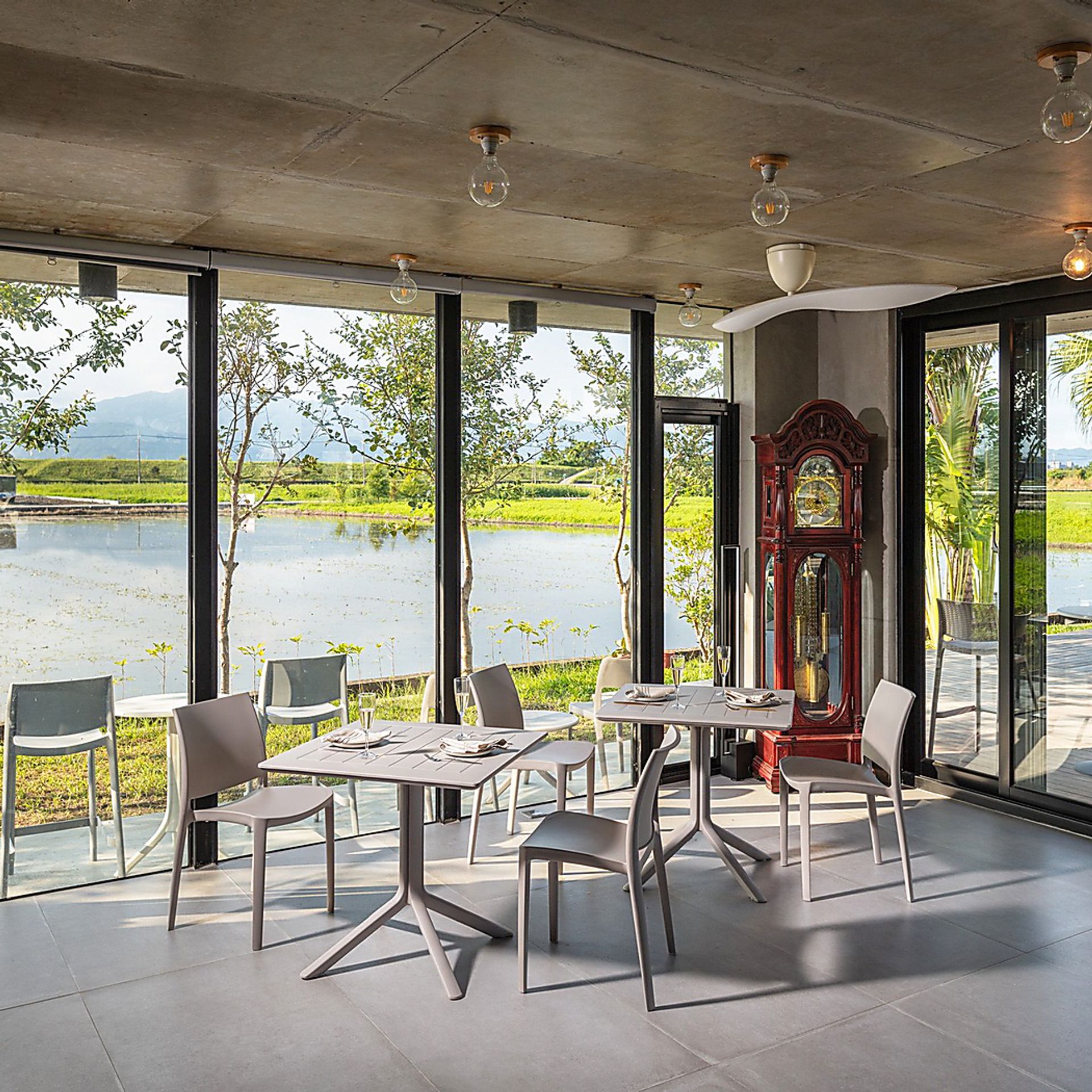 Lagoon Venice Beige Outdoor Dining Table - Image 5