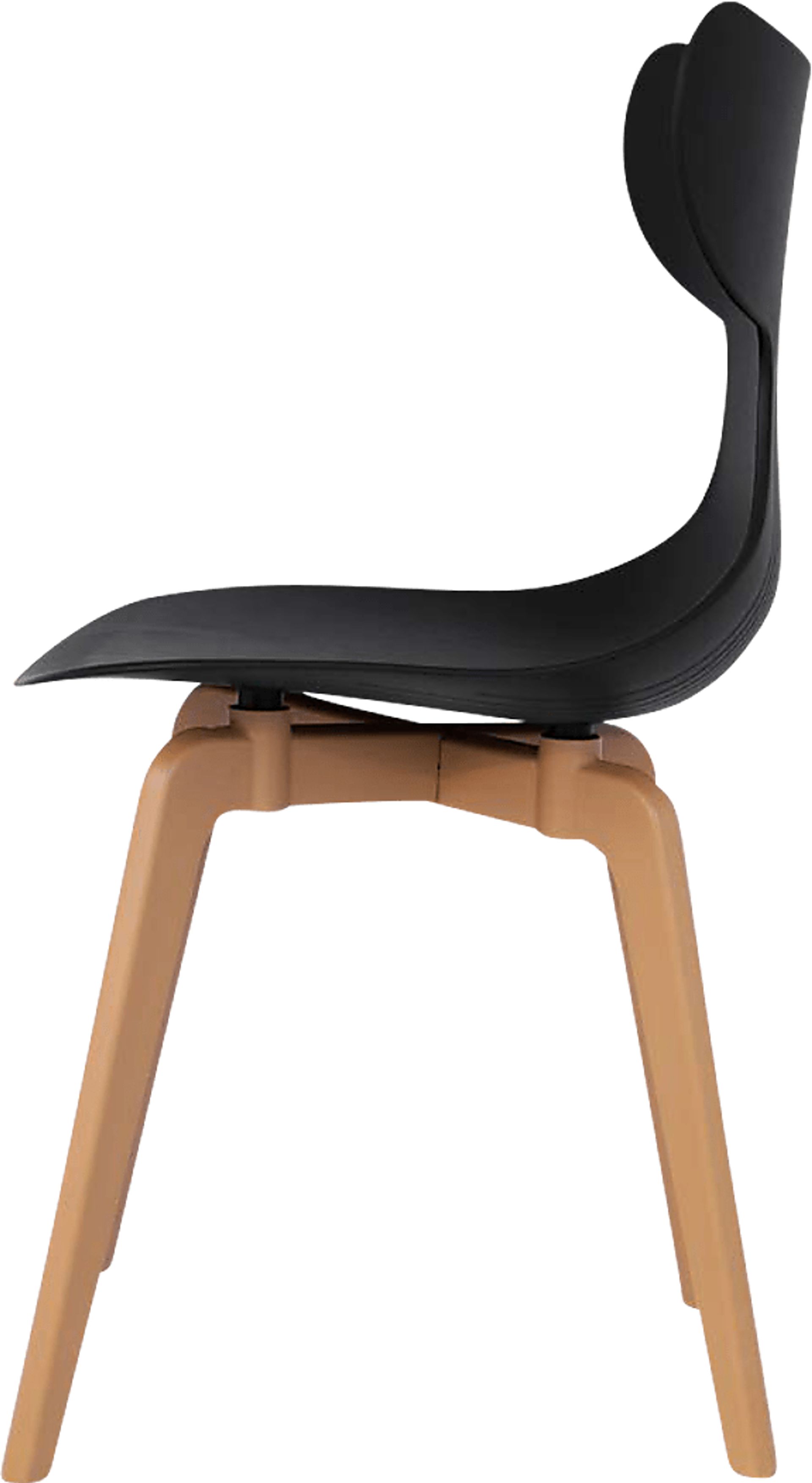 Lagoon Whale Black Dining Chair, Set of 4 - Image 3
