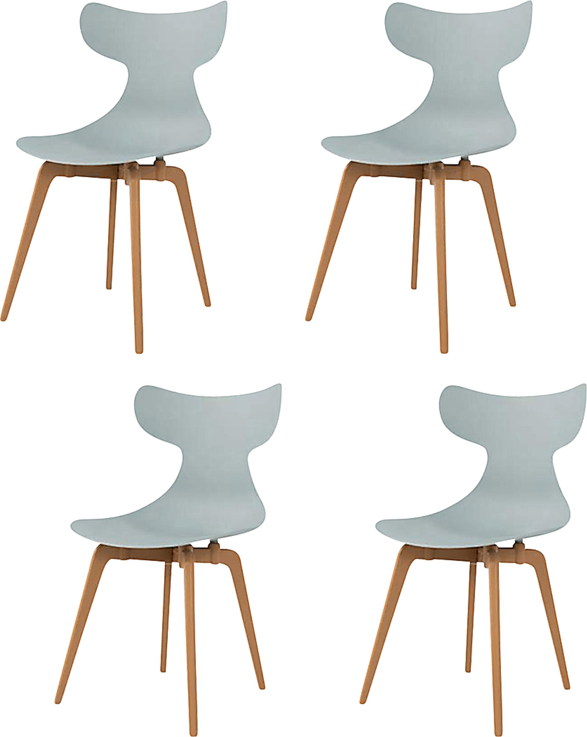 Lagoon Whale Mint Dining Chair, Set of 4 - Image 1